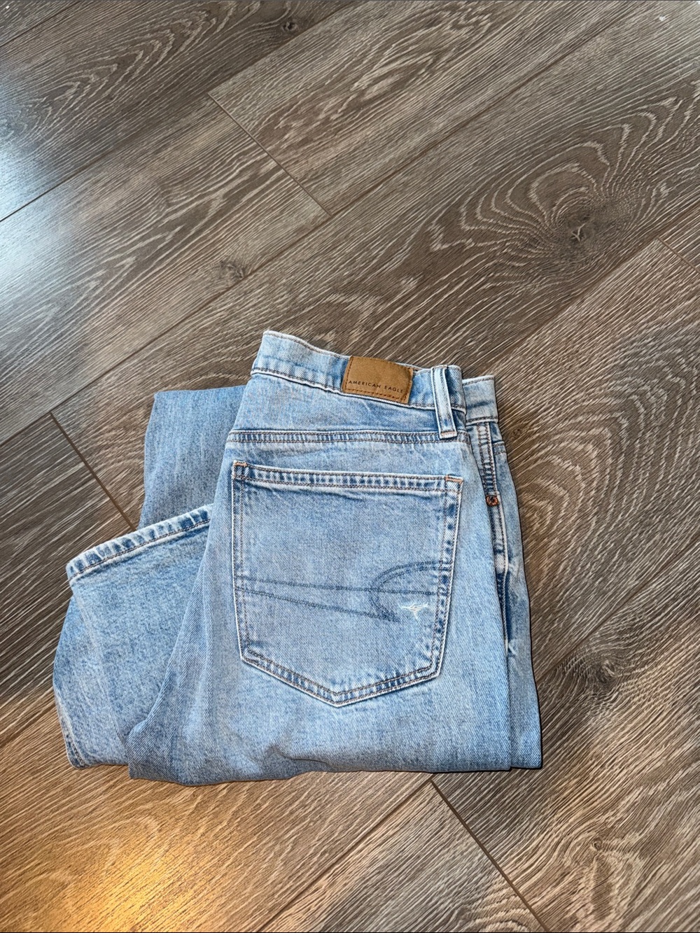 **NWOT** American Eagle Outfitters Light Blue Wide-Leg Jeans